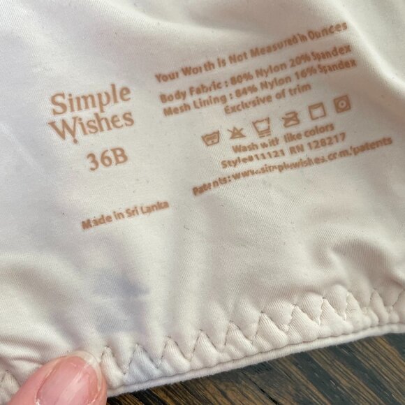 Nursing & Pumping Bra Set Size 36B - Simple Wishes - nude & black - Picture 4 of 15